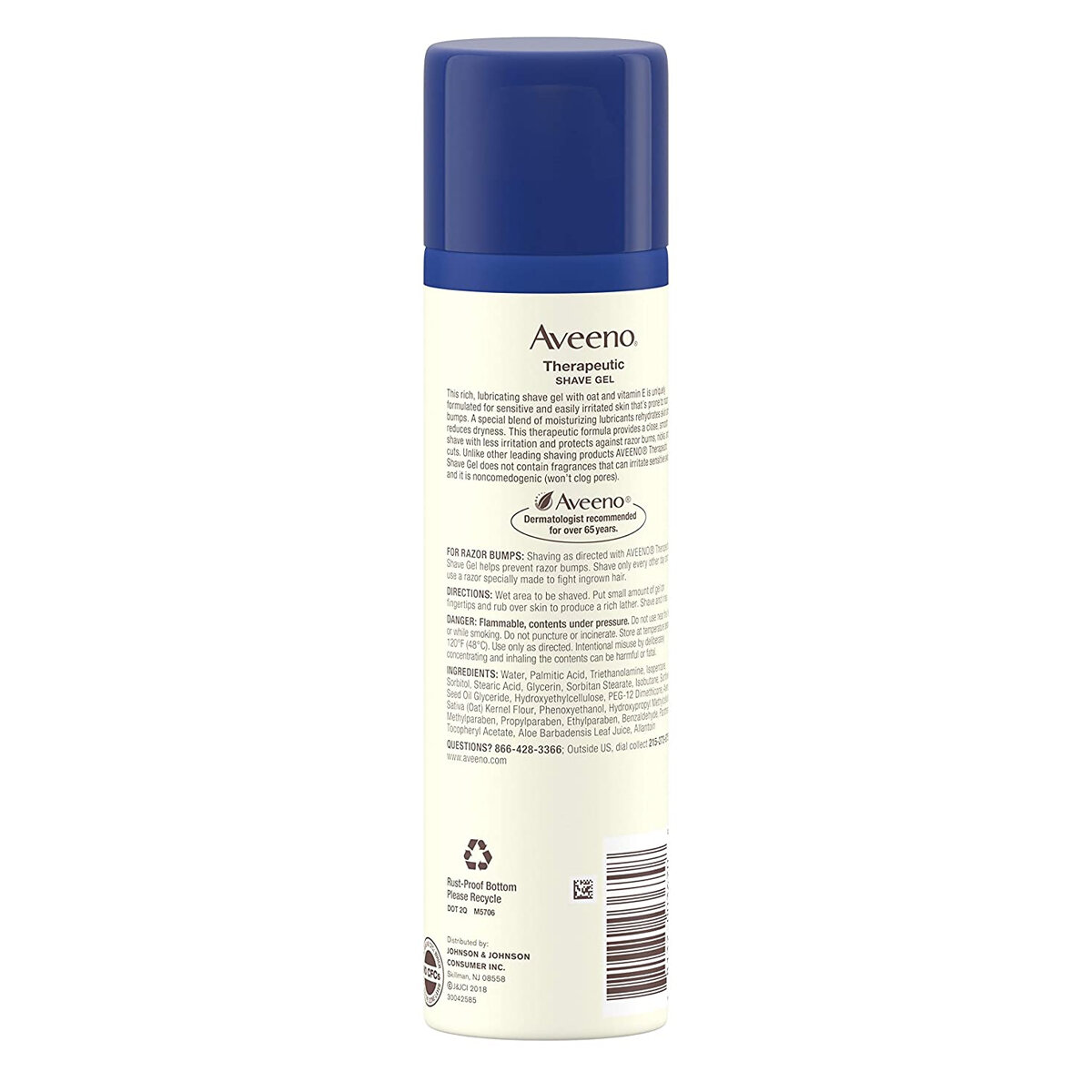 Picture of Aveeno Active Naturals Therapeutic Shave Gel 198G