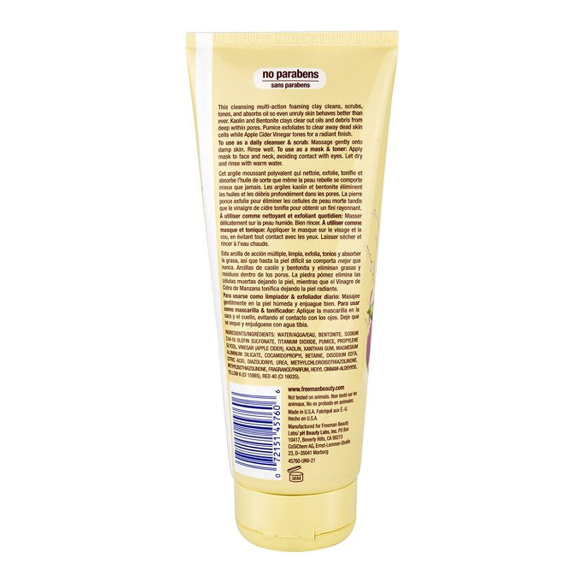 Picture of Freeman Facial Apple Cider Vinager 4 In 1 Foaming Clay
