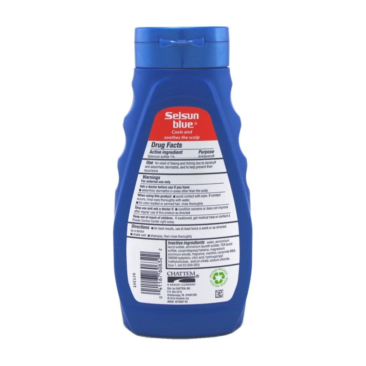 Picture of Selsun Blue Medicated With Menthol Dandruff Shampoo 325ml