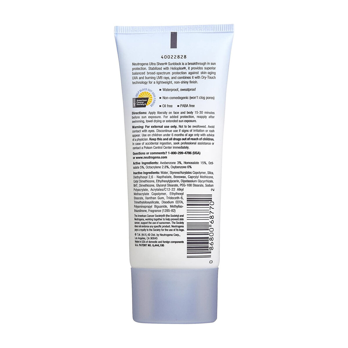 Picture of Neutrogena Ultra Sheer Dry-Touch Sunscreen SPF 45