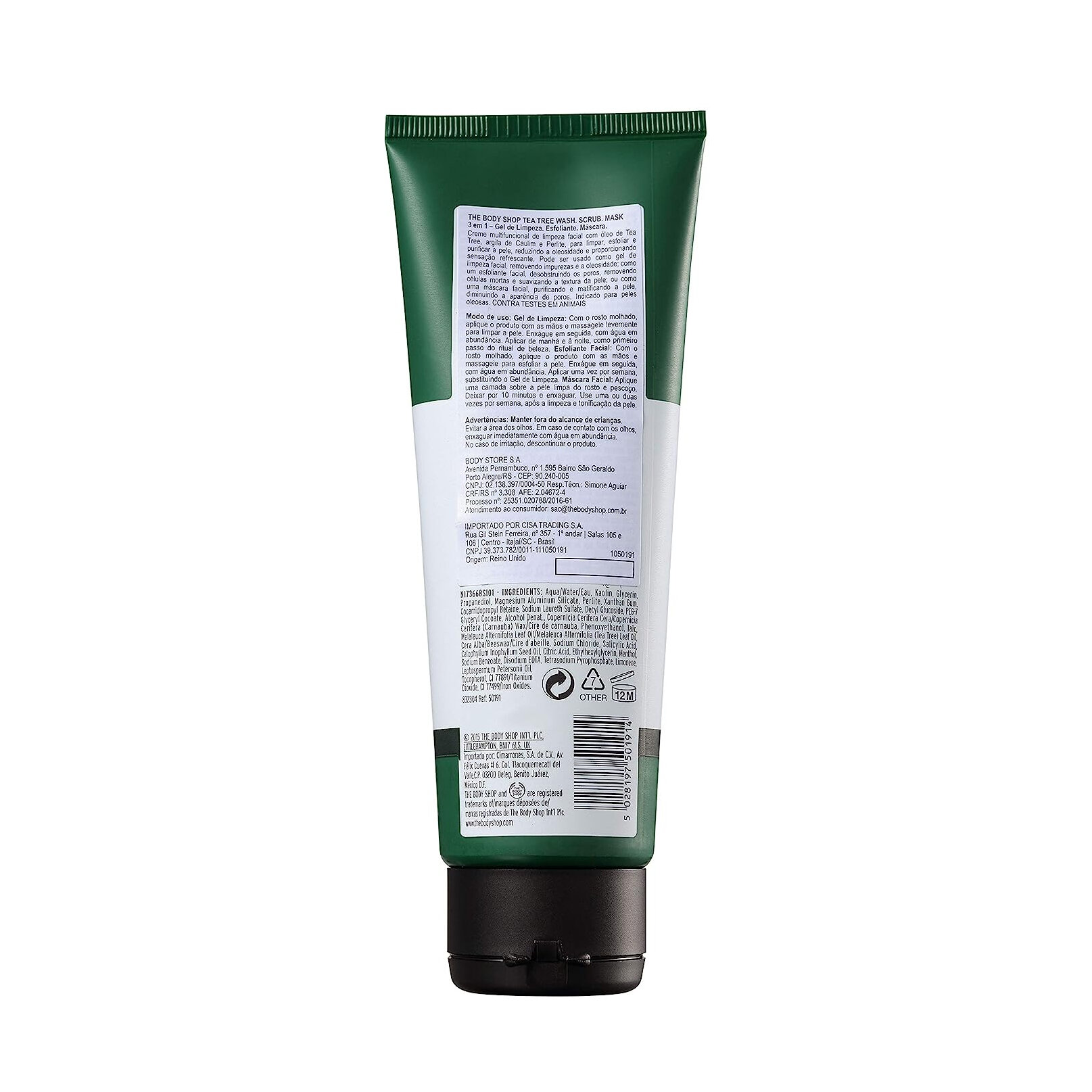 Picture of The Body Shop Tea Tree 3 in 1 Wash Scrub Mask