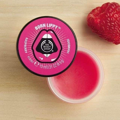 Picture of The Body Shop Born Lippy Lip Balm Pot - Raspberry