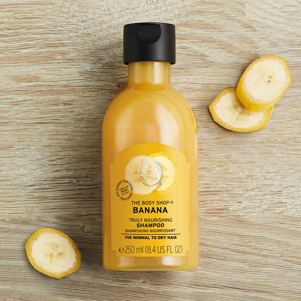 Picture of The Body Shop Banana Truly Nourishing Shampoo 250ml