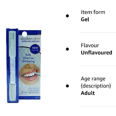 Picture of Absolute White Teeth Whitening Gel Pen 1.8g
