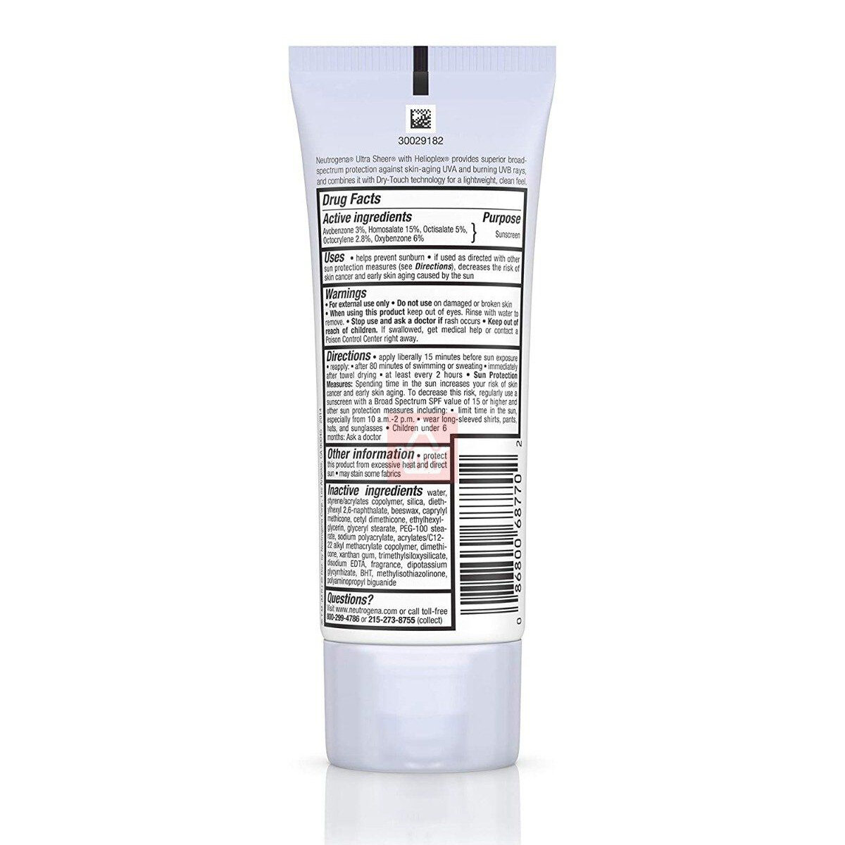 Picture of Neutrogena Ultra Sheer Dry Touch Sunblock SPF 70 - 88ml