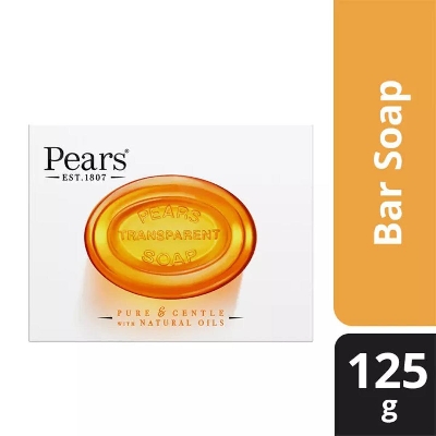 Picture of Pears Pure & Gentle Soap with Natural Oils 125g