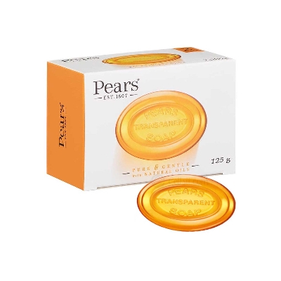 Picture of Pears Pure & Gentle Soap with Natural Oils 125g