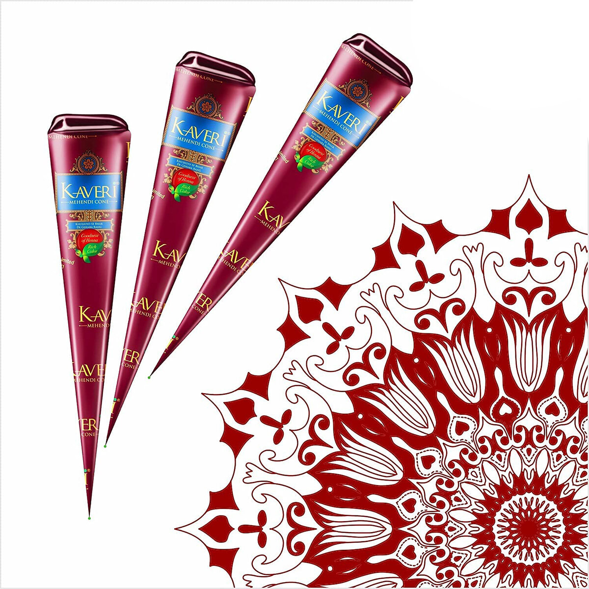 Picture of Kaveri Mehedi Cone 3 Piece