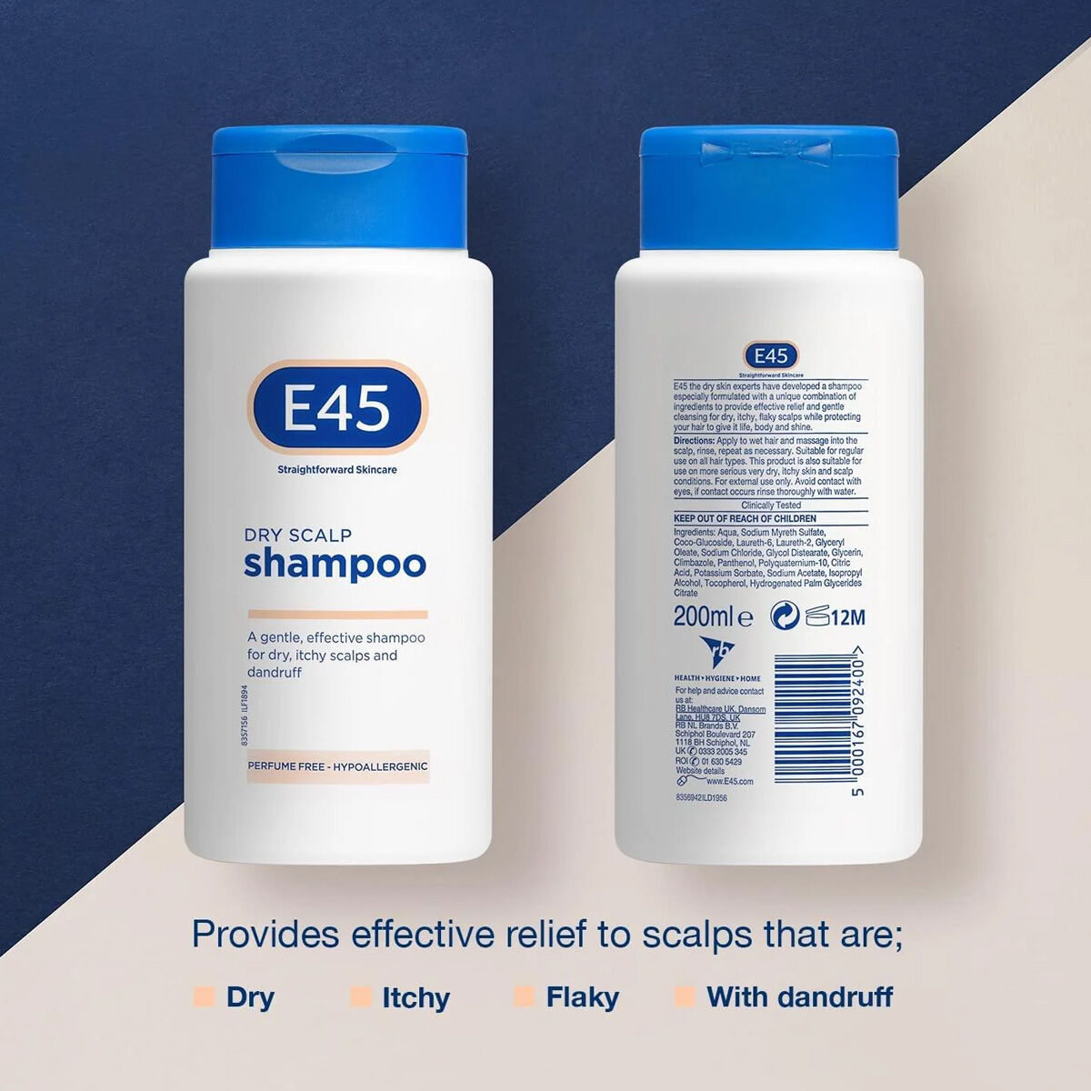 Picture of E45 Dry Scalp Shampoo 200ml