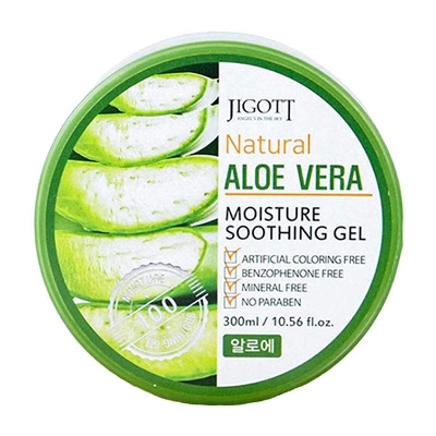 Picture of Jigott Natural Aloe Vera Moisture Soothing Gel 300Ml - Night Cream