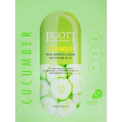 Picture of Jigott Cucumber Real Ampoule Mask 27ml