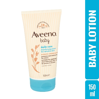 Picture of Aveeno Baby Daily Care Moisturizing Lotion 150ml for Sensitive Skin - Hypoallergenic & Paraben-Free