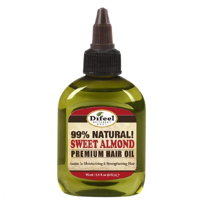 Picture of Difeel Premium Natural Hair Oil - Sweet Almond Hair Oil 75ml