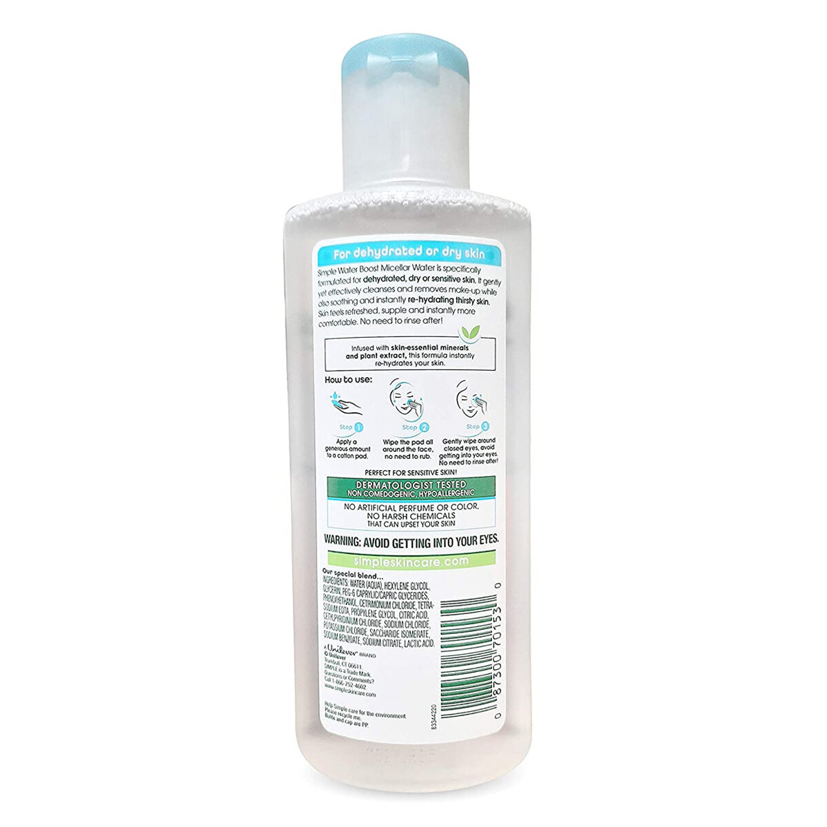 Picture of Simple Water Boost Micellar Cleansing Water 200ml