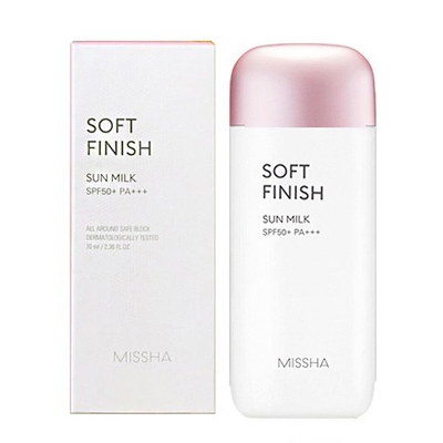 Picture of MISSHA All Around Safe Block Soft Finish Sun Milk SPF50+ PA+++ 70ml