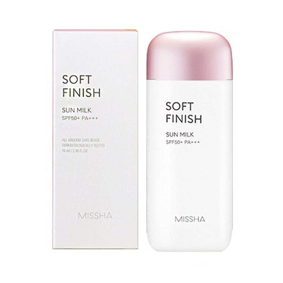 Picture of MISSHA All Around Safe Block Soft Finish Sun Milk SPF50+ PA+++ 70ml