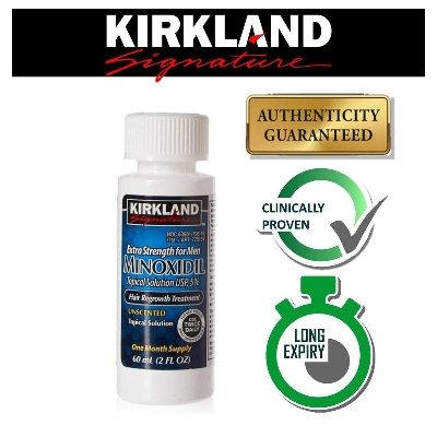 Picture of Kirkland Minoxidil 5% Extra Strength Hair Loss Regrowth Treatment Men 60ml 1-Month Supply