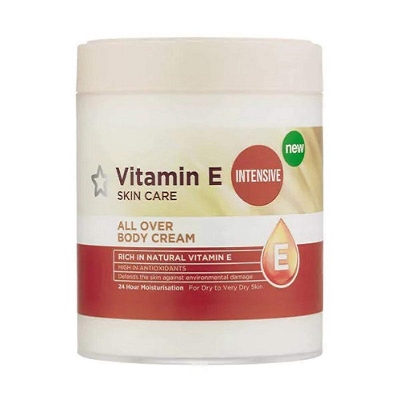 Picture of Superdrug Vitamin E Intensive All Over Body Cream 475ml
