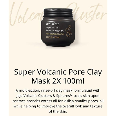 Picture of Innisfree Super Volcanic Pore Clay Mask 2x 100ml