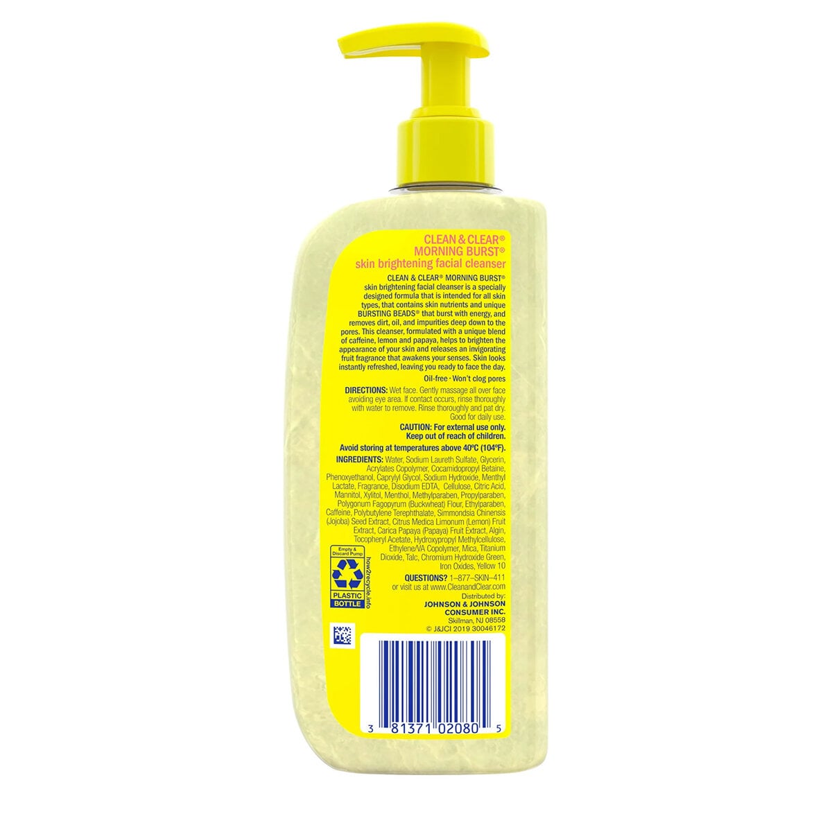 Picture of Clean & Clear Morning Burst Skin Brightening Facial Cleanser 240ml - Face Wash