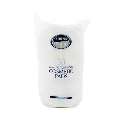 Picture of Athena Beauty 100% Cotton Oval Cosmetic Pads - 50pc