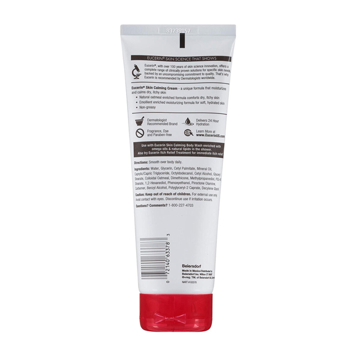 Picture of Eucerin Calming Daily Moisturizing Cream Tube 226g