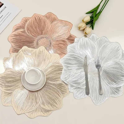 Picture of Dining Table mat- 6 Pcs / PVC Table Bowl Mats