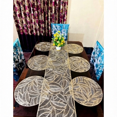 Picture of 6 pc mat 1 pc runner Dining Mat (7pc set)