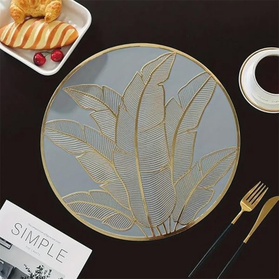Picture of Heat Resistant Non-Slip Round Dining Table  Place Mats
