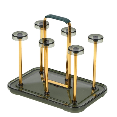 Picture of 6 Hook Metal & Plastic Glass Stand
