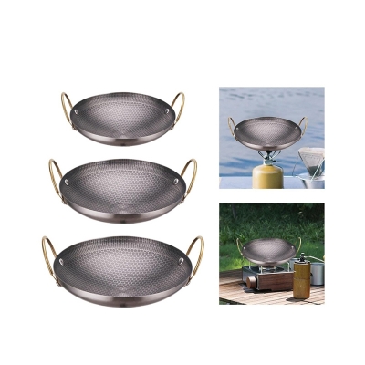 Picture of Honeycomb Wok/kadai Good Quality Coating Pots And Pans Stainless Steel Honeycomb Frying pan 26cm