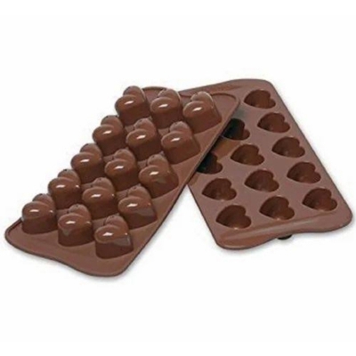 Picture of Heart Silicone Mold 15 Hearts Cute Molds