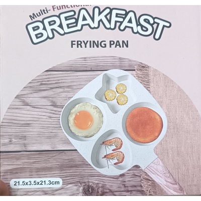 Picture of Nonstick Frying Pan,4-Cup Egg Pan Nonstick Divided Grill Frying Pan