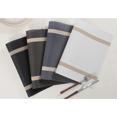 Picture of 6 pcs Placemats, Place Mats for Dining Table, Heat-Resistant Washable, PVC Table Mats