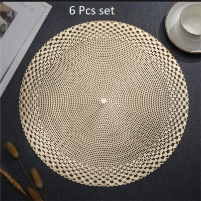 Picture of 6 Pcs Big Size Placemat Table mat Round