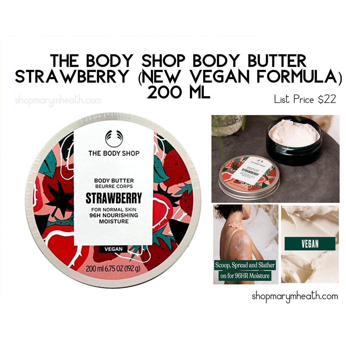 Picture of The Body Shop Strawberry Softening Body Butter - 200ml