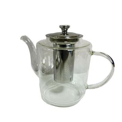 Picture of 1200ml Glass Teapot Heat Resistant Flower Tea Pot Bubble Tea Pot Stainless Steel Filter Teapot