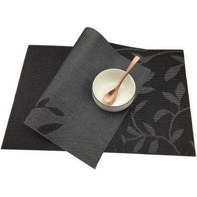 Picture of 6 pc Heat Resistant Woven Vinyl Non-Slip Kitchen Table Mats
