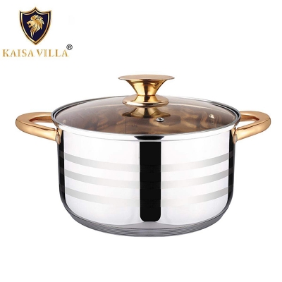Picture of KAISA VILLA (KV-1024) Kitchen Cookware Multifunctional Pot Cooking Stainless Steel Pots Cooking Kitchen-24cm
