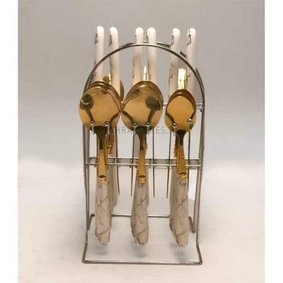 Picture of 24 pcs Golden Cutlery Set