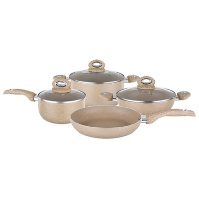 Picture of Disnie Marble Coated Induction Bottom Nonstick 7 Pieces