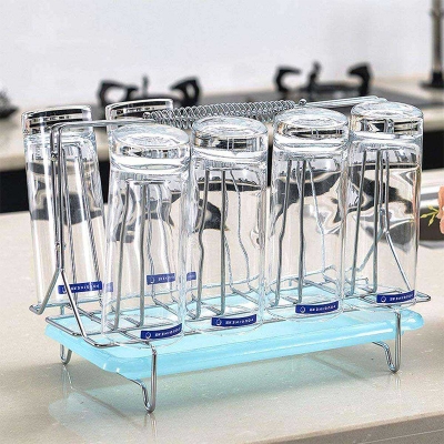 Picture of Stainless Steel Drying Rack Stand Cup Holder Glass Holder