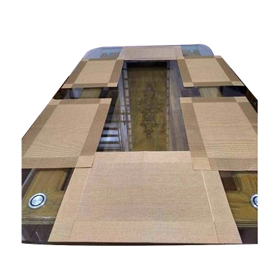 Picture of Golden Color Nylon Fabric Single 6 pcs Mat
