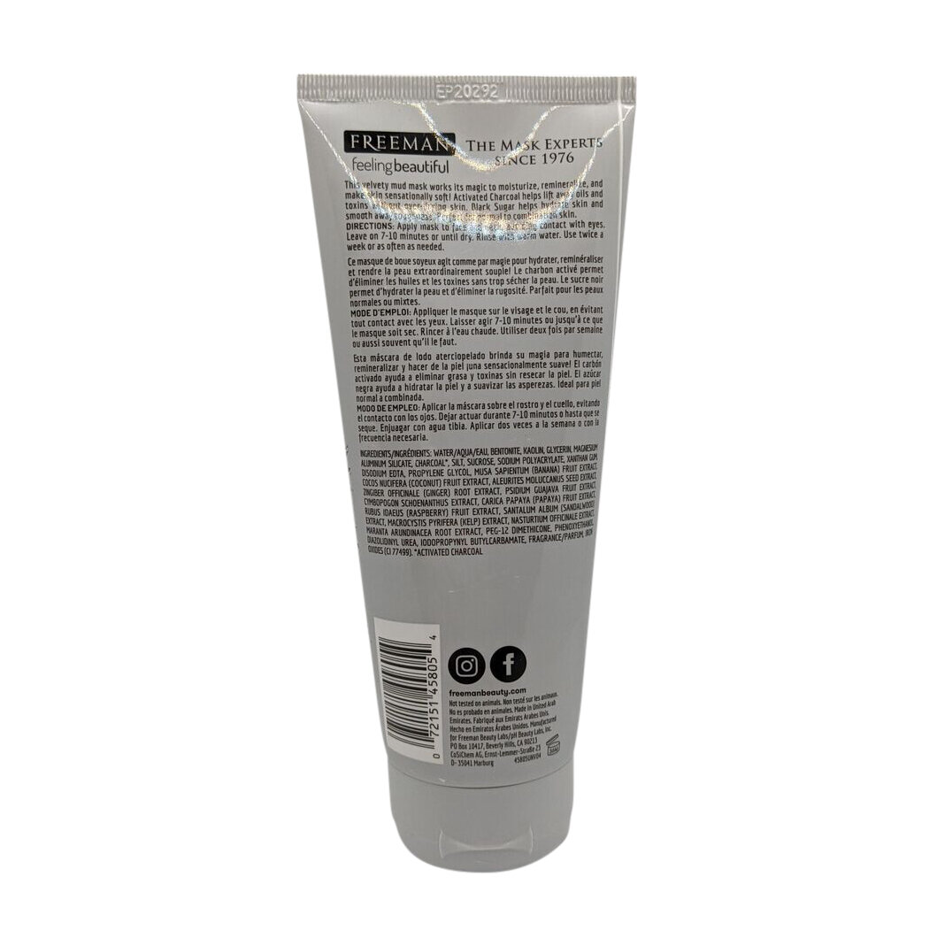 Picture of Freeman Detoxifying Charcoal & Black Sugar Mud Maske