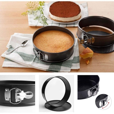 Picture of 3pcs/Set Cheese cake ,Cake Pan ,Carbon Steel Mold , Oven Proof Cake Pan