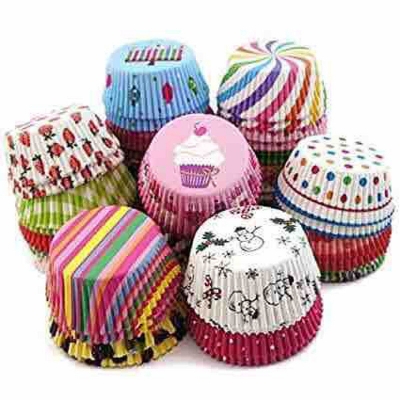 Picture of Cup Cake Paper Mould (2 Color) 100 pc
