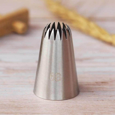 Picture of Cake Decoration 6B Nozzle - Silver
