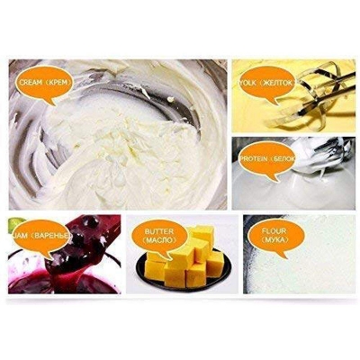 Picture of ABS Plastic Scarlett 7-Speed Lightweight Hand Mixer with Chrome Beater and Dough Hook (White)