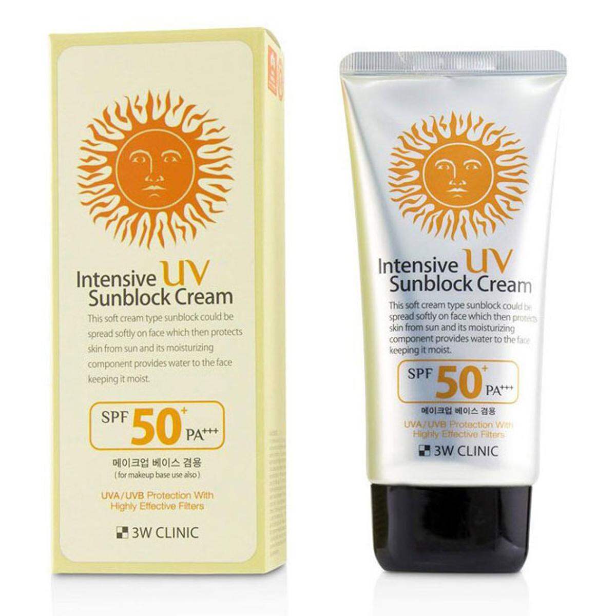 Picture of 3W Clinic Intensive UV Sunblock Cream SPF50+ PA+++ 70ml