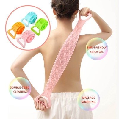 Picture of Silicone Brushes Bath Towels,Flexible Silicone Back Scrub